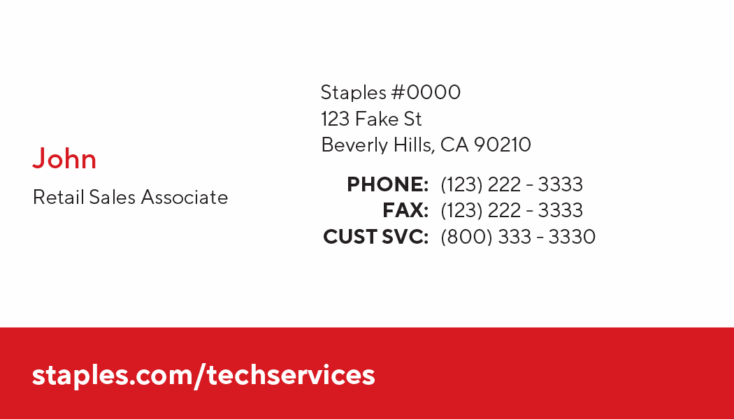 Associate card front