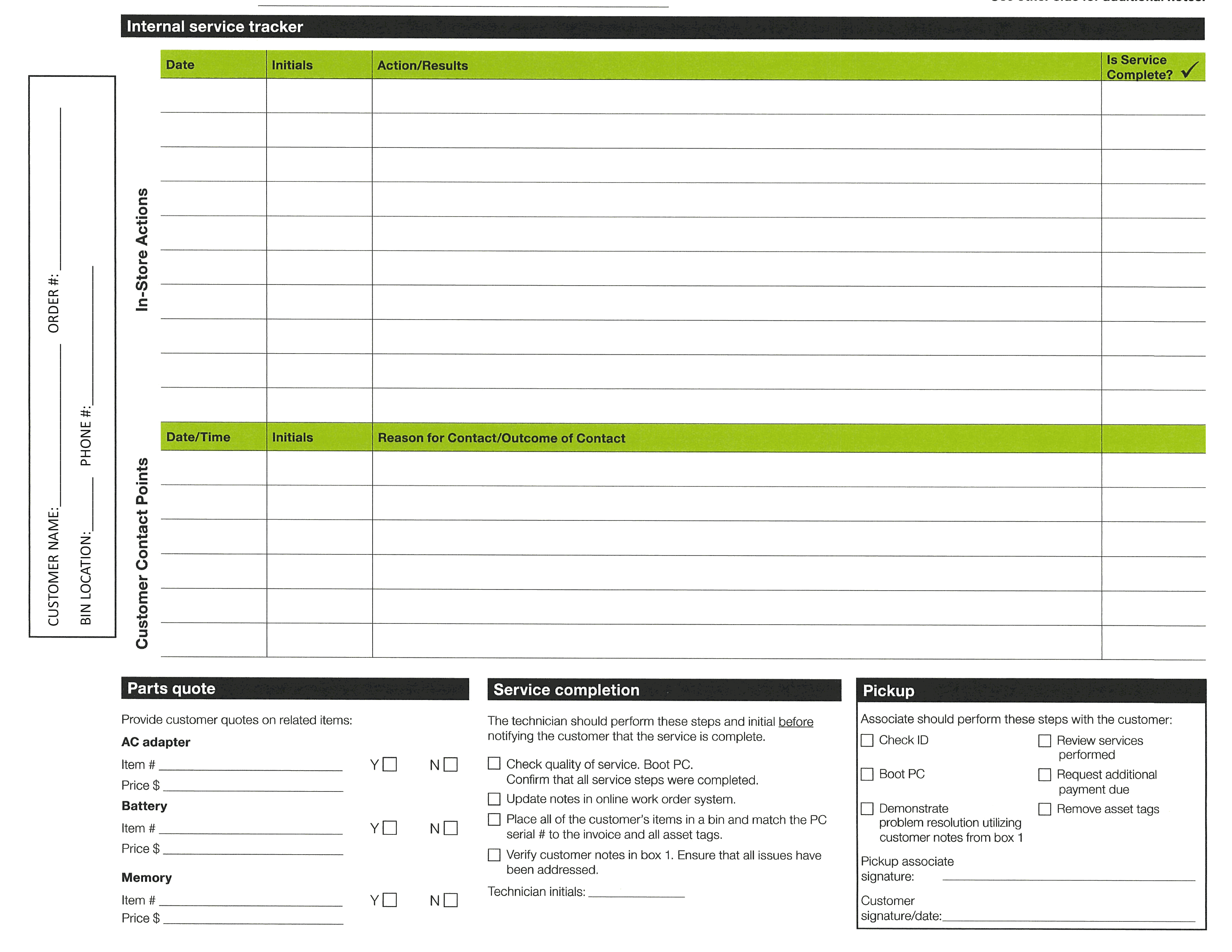 Old tech services job jacket